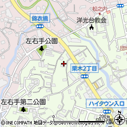 神奈川県横浜市磯子区栗木2丁目4-9周辺の地図