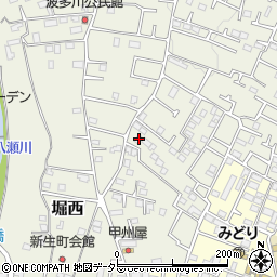 神奈川県秦野市堀西619周辺の地図