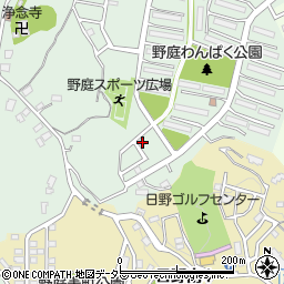 神奈川県横浜市港南区野庭町661-14周辺の地図