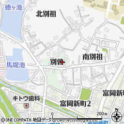 愛知県犬山市富岡別曽529-10周辺の地図