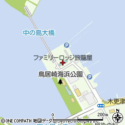 ファミリーロッジ旅籠屋・木更津港店周辺の地図