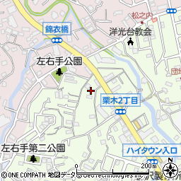 神奈川県横浜市磯子区栗木2丁目4-7周辺の地図
