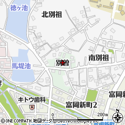愛知県犬山市富岡別曽529-1周辺の地図