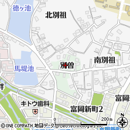 愛知県犬山市富岡別曽529-12周辺の地図