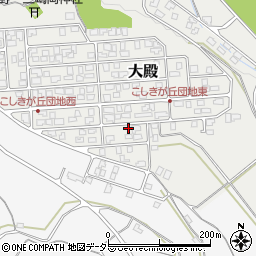 鳥取県西伯郡伯耆町大殿1325-7周辺の地図