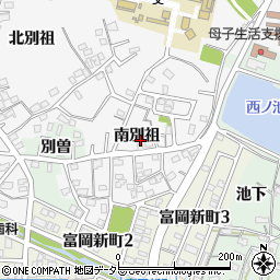 愛知県犬山市犬山南別祖周辺の地図