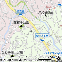 神奈川県横浜市磯子区栗木2丁目4-6周辺の地図