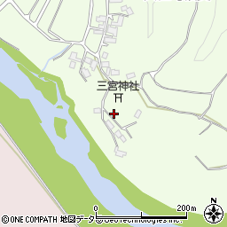 京都府福知山市大江町波美598周辺の地図