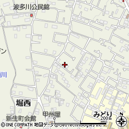 神奈川県秦野市堀西617-8周辺の地図