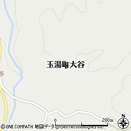 島根県松江市玉湯町大谷周辺の地図