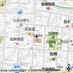 愛知県犬山市犬山周辺の地図