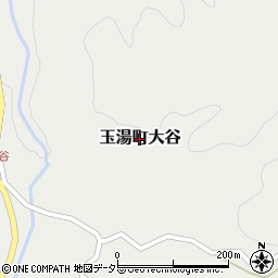 島根県松江市玉湯町大谷周辺の地図