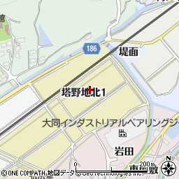 〒484-0097 愛知県犬山市塔野地北の地図