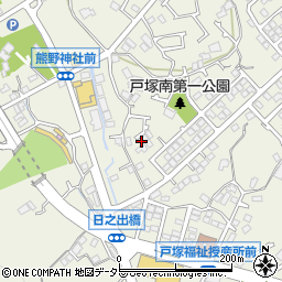 神奈川県横浜市戸塚区戸塚町1517-24周辺の地図