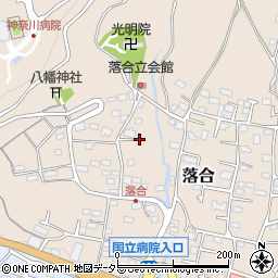 神奈川県秦野市落合601周辺の地図