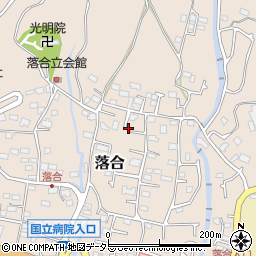 神奈川県秦野市落合302周辺の地図
