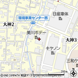 美川ボデー株式会社周辺の地図