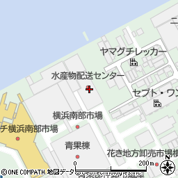 水産物配送センター周辺の地図