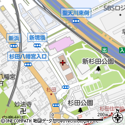 横浜市南部地域療育センター周辺の地図