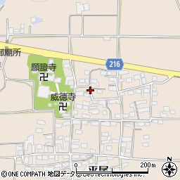 岐阜県不破郡垂井町平尾周辺の地図