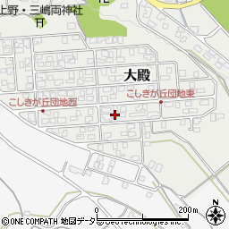 鳥取県西伯郡伯耆町大殿1325-13周辺の地図