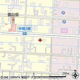 岐阜県岐阜市中鶉3丁目31周辺の地図