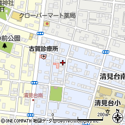 松清医院周辺の地図