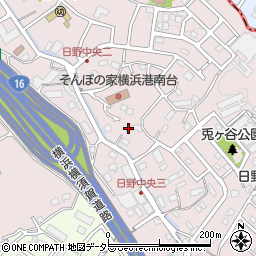いなほの郷日野中央周辺の地図