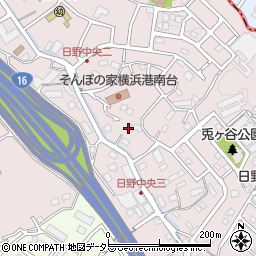 いなほの郷日野中央周辺の地図