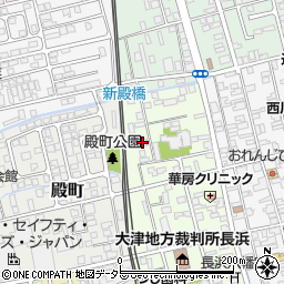 ＪＲ長浜社宅周辺の地図