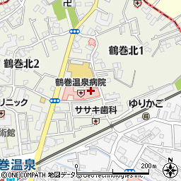 医療法人社団 三喜会 鶴巻温泉病院周辺の地図