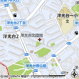 ＵＲ洋光台北２９号棟周辺の地図