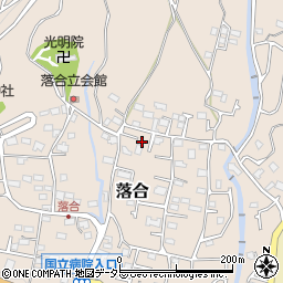 神奈川県秦野市落合280周辺の地図