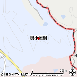 愛知県犬山市善師野奥小屋洞周辺の地図