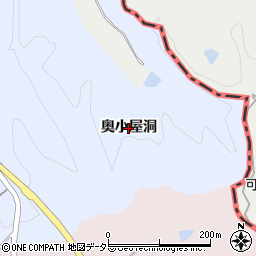 愛知県犬山市善師野（奥小屋洞）周辺の地図