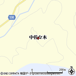 京都府福知山市中佐々木周辺の地図