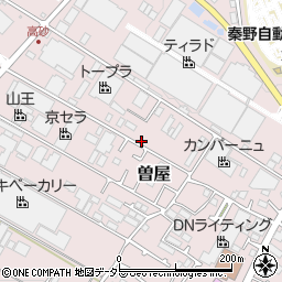 神奈川県秦野市曽屋875周辺の地図