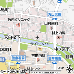 愛知県犬山市丸山天白町108周辺の地図