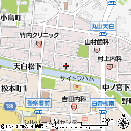 愛知県犬山市丸山天白町107周辺の地図
