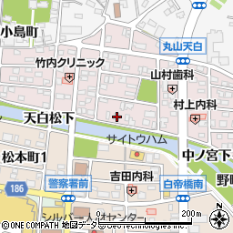 愛知県犬山市丸山天白町107周辺の地図