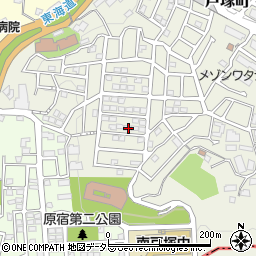 神奈川県横浜市戸塚区戸塚町1873-36周辺の地図