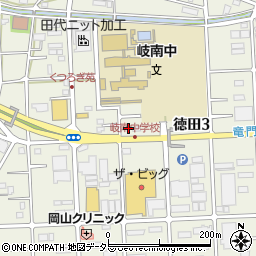 篠田興業周辺の地図