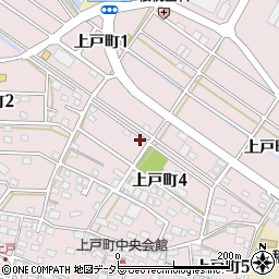 岐阜県各務原市上戸町4丁目53周辺の地図