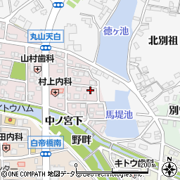 愛知県犬山市丸山天白町221周辺の地図