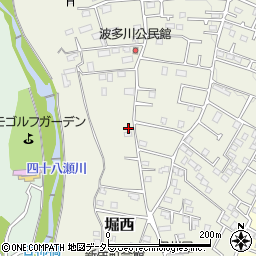 神奈川県秦野市堀西814周辺の地図