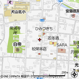 愛知県犬山市犬山西古券18周辺の地図