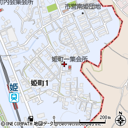 岐阜県多治見市姫町1丁目周辺の地図