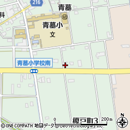 岐阜県大垣市青墓町1丁目119周辺の地図