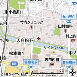 愛知県犬山市丸山天白町103周辺の地図