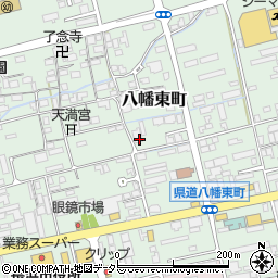 滋賀県長浜市八幡東町周辺の地図